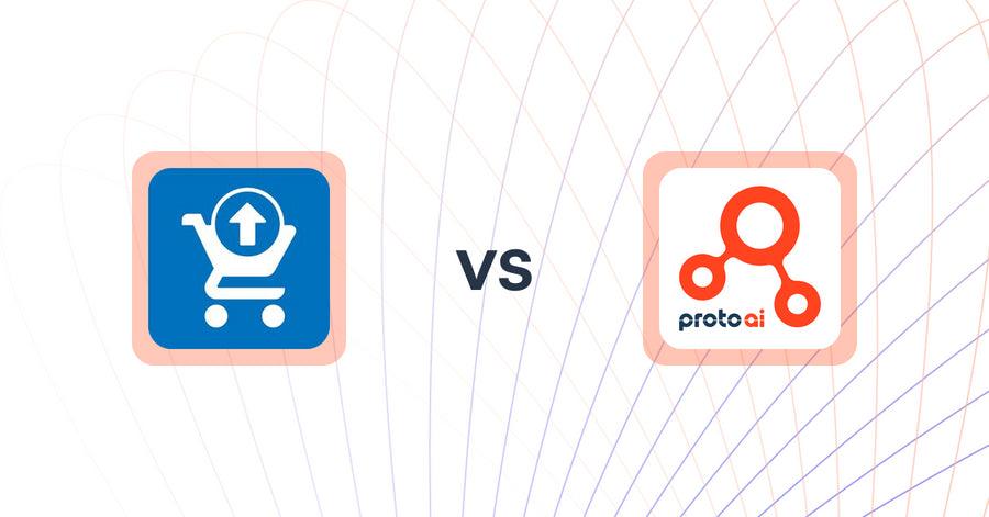 Shopify Upsell and Cross-sell Apps: Ecom Cart Upsell Elite vs Proto AI Commerce