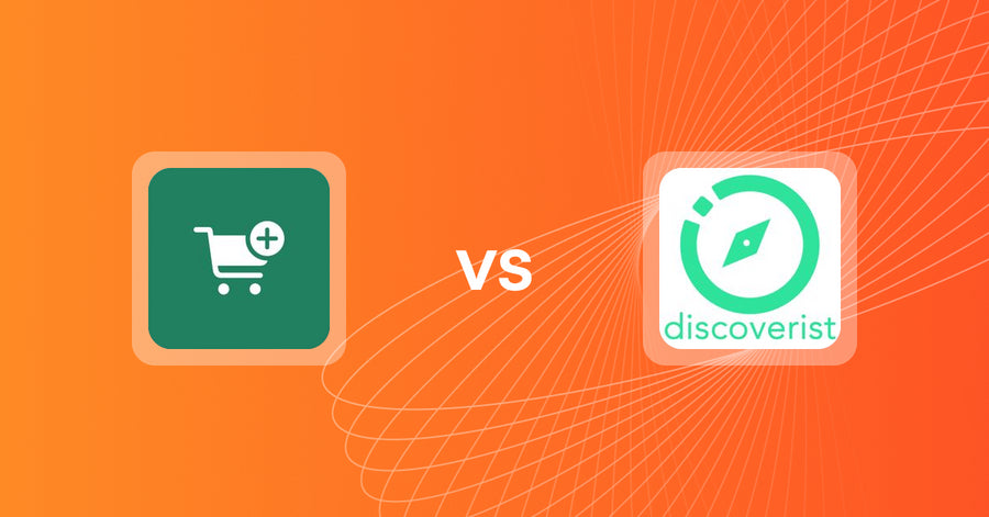 Shopify Upsell and Cross-sell Apps: Checkout Upsell by Code Ninjas vs Discoverist AI Recommendations