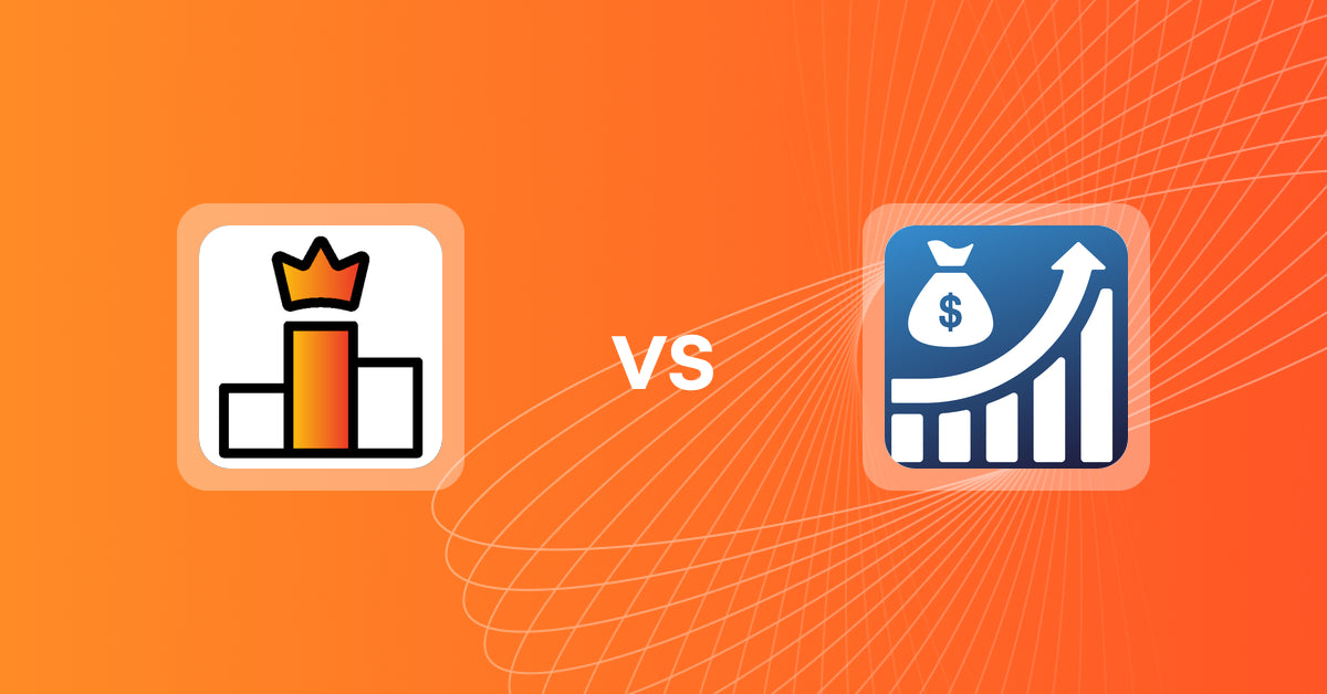 Shopify Upsell and Cross-Sell Apps: Rank King: Best Seller Ranking vs BuyMoreNow