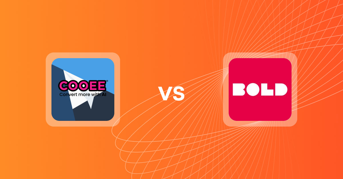 Shopify Upsell and Cross-Sell Apps: Cooee AI: Popup, Upsell, Engage vs BOLD Bundles ‑ Product Bundles