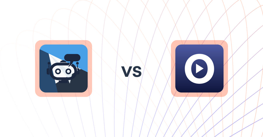 Shopify Upsell and Cross-sell Apps: RevoChat: AI Sales Chatbot vs Vydio: Video Based Upsells