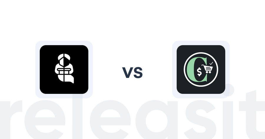 Shopify Upsell and Cross-sell Apps: Retail Geni‑e | Sales ChatGPT vs Checkmate Upsell Zone