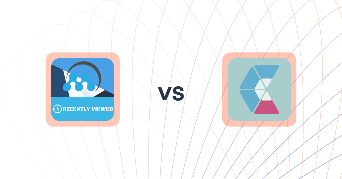 Shopify Upsell and Cross-sell Apps: MeroxIO Recent Viewed Products vs. Conomi