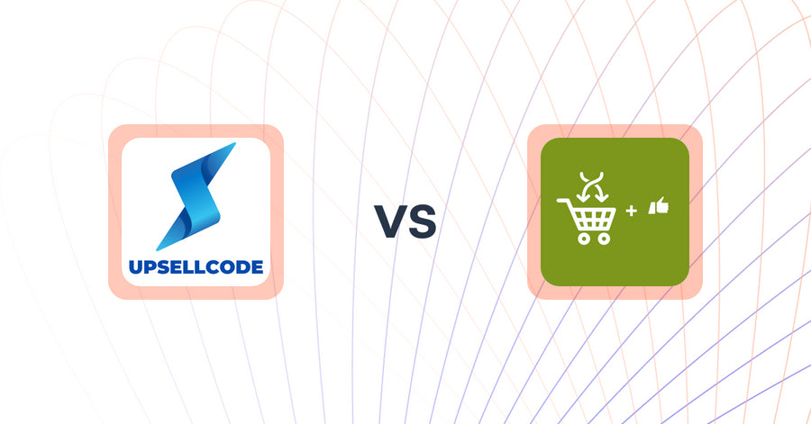 Shopify Upsell and Cross-Sell Apps: UpsellCode ‑ Discount In Cart vs Cross ‑ Sell Upsell Ace