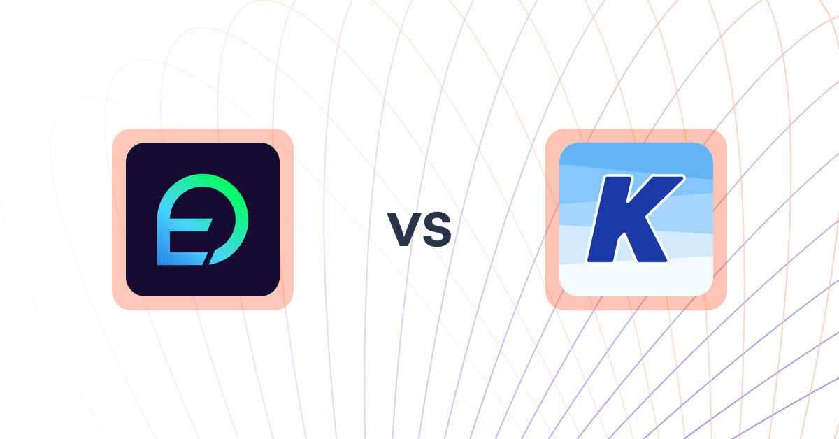 Shopify Upsell and Cross-sell Apps: EasyDisplay: Product Showcase vs K: Cross Sell Related Products