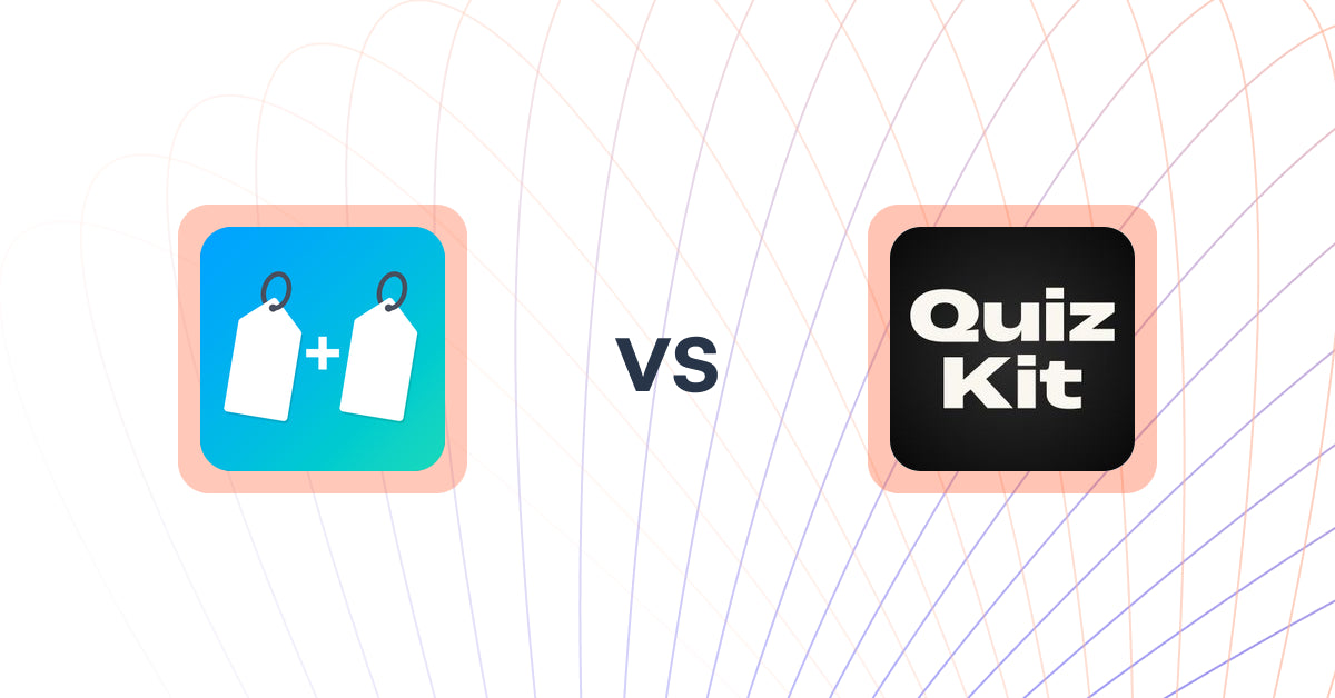 Shopify Upsell and Cross-sell Apps: Product Bundles by BSF vs Presidio: Quiz Kit