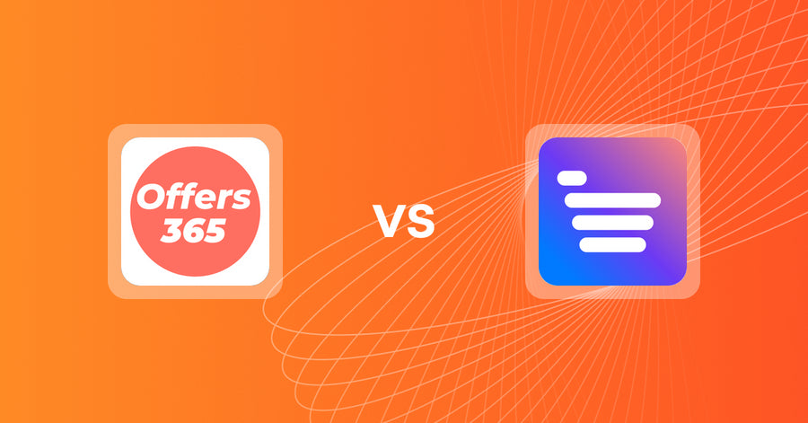 Shopify Upsell and Cross-sell Apps: Offers365 Post Purchase Upsell vs Uprate.AI: Sales Chatbot