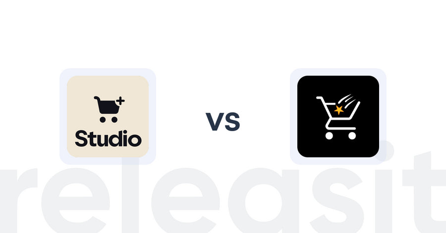 Shopify Upsell and Cross-sell Apps: Checkout Upsell by Studio vs. Checkout Star: Improve AOV, CRO