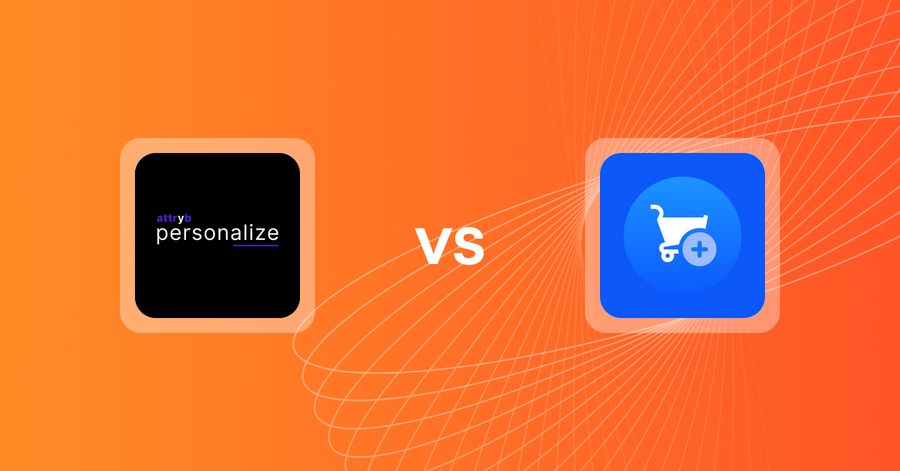 Shopify Upsell and Cross-sell Apps: Attryb Personalize vs Wizy Product Recommendation