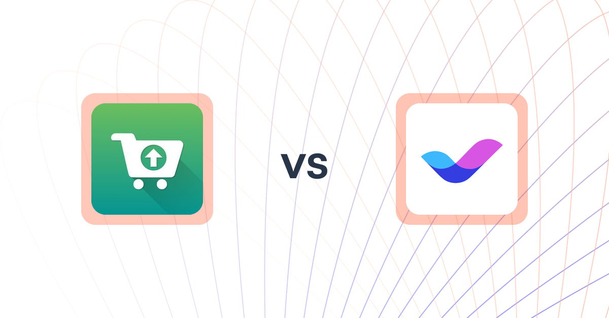 Shopify Upsell and Cross-sell Apps: Smart Suggest Pro by Essenify vs Veda Landing Page Builder
