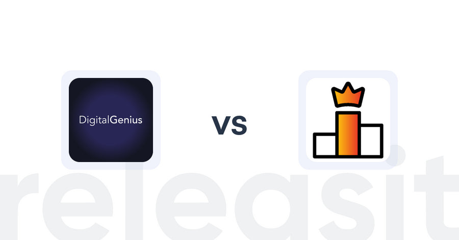 Shopify Upsell and Cross-Sell Apps: DigitalGenius vs Rank King: Best Seller Ranking