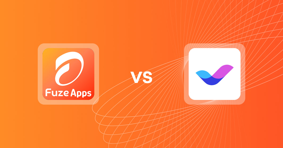 Shopify Upsell and Cross-sell Apps: Fuze: COD Post Purchase Upsell vs Veda Landing Page Builder