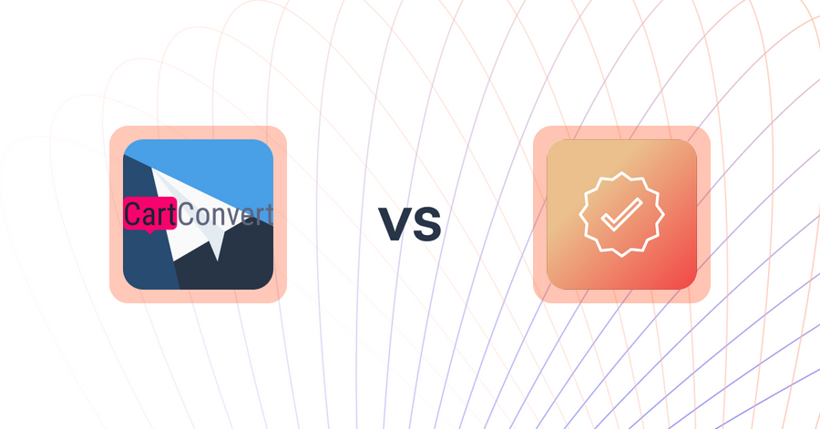 Shopify Upsell and Cross-Sell Apps: CartConvert vs Mega Verified Product Badges