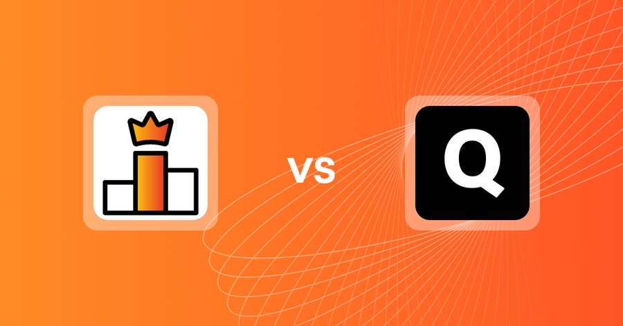 Shopify Upsell and Cross-Sell Apps: Rank King: Best Seller Ranking vs Quizive: AI Quiz Builder