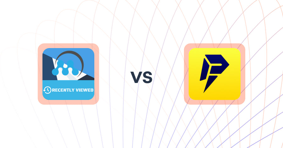 Shopify Upsell and Cross-Sell Apps: MeroxIO Recent Viewed Products vs. Promofy: Flash Sale & Discount