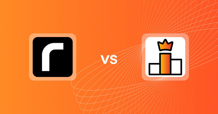 Shopify Upsell and Cross-sell Apps: Retentics: Dynamic Recommender vs Rank King: Best Seller Ranking