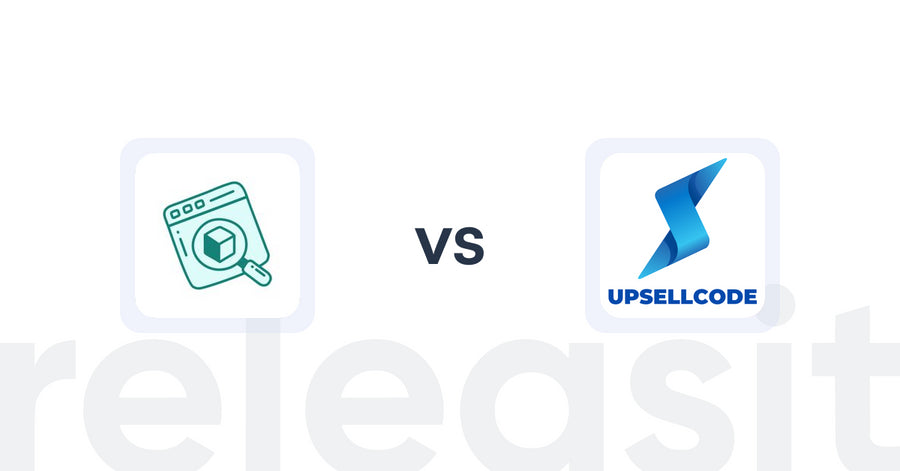 Shopify Upsell and Cross-Sell Apps: EM Product Recommendation Quiz vs. UpsellCode ‑ Discount In Cart