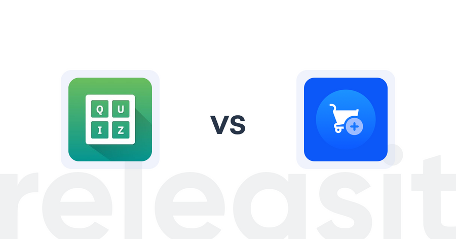 Shopify Upsell and Cross-Sell Apps: Quiz Buddy ‑ Product Quiz vs Wizy Product Recommendation