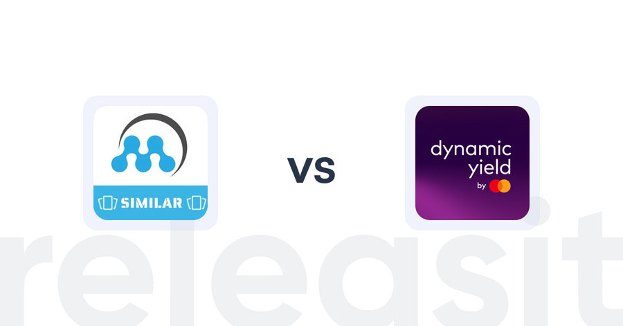 Shopify Upsell and Cross-Sell Apps: MeroxIO View Similar Products vs Dynamic Yield by Mastercard