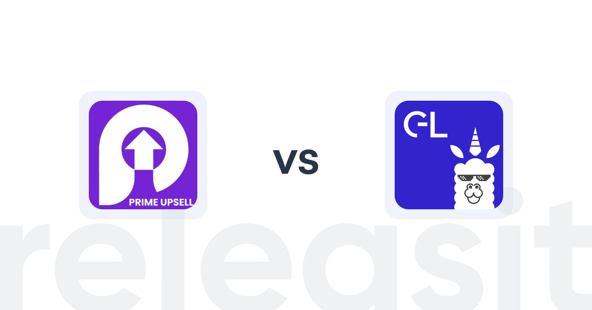 Shopify Upsell and Cross-sell Apps: Prime Upsell vs. GLab: Gift Wrap & Gift Message