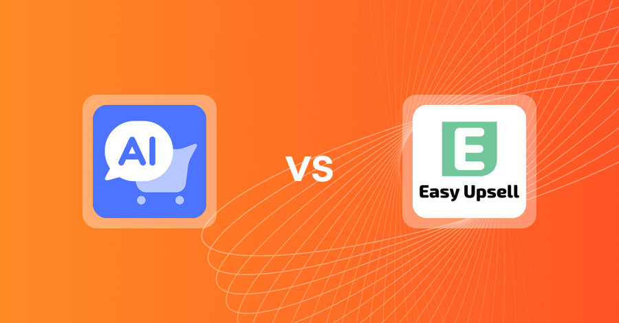 Shopify Upsell and Cross-sell Apps: AI Chatbot +GPT4 ‑ Wiseshoppal vs Easy Upsell