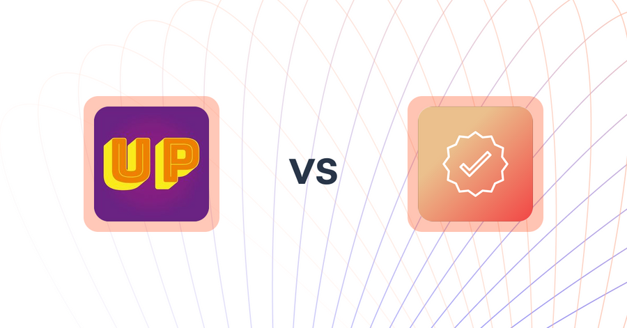 Shopify Upsell and Cross-sell Apps: UPsell Checkout Extension vs Mega Verified Product Badges
