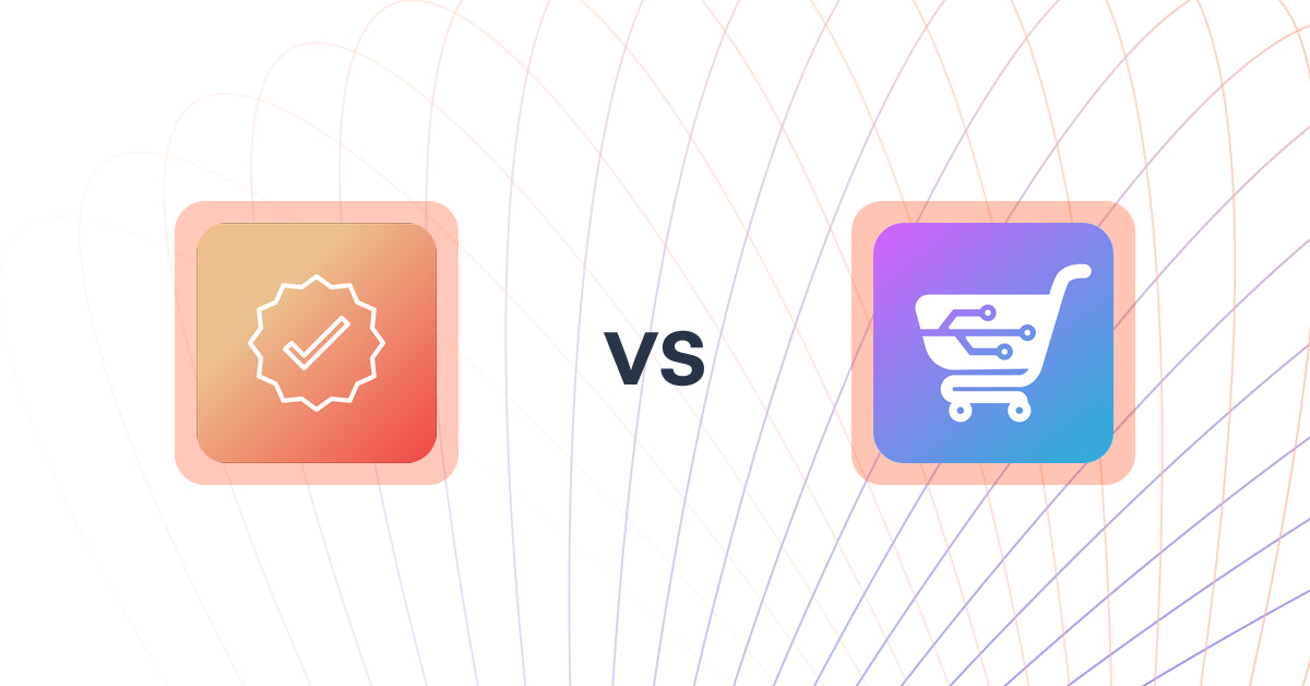 Shopify Upsell and Cross-Sell Apps: Mega Verified Product Badges vs AI Cart & Upsell