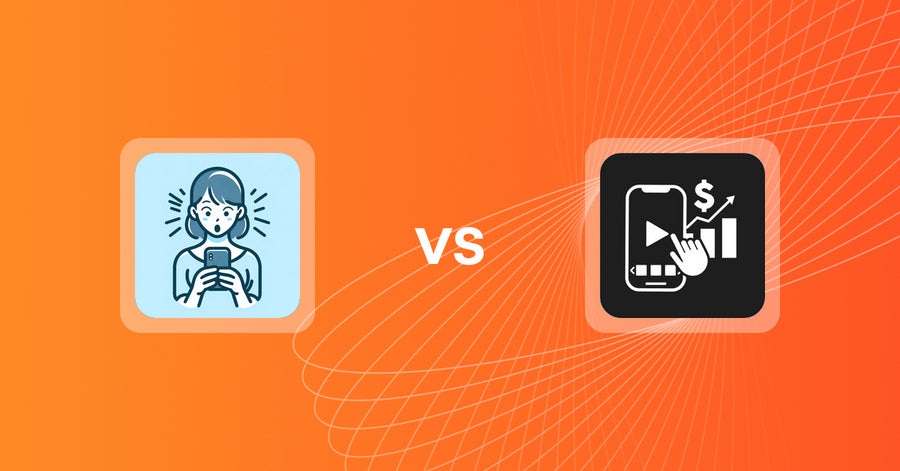 Shopify Upsell and Cross-sell Apps: ラクラク診断ビルダー vs Shoppable Videos‑UGC Feeds