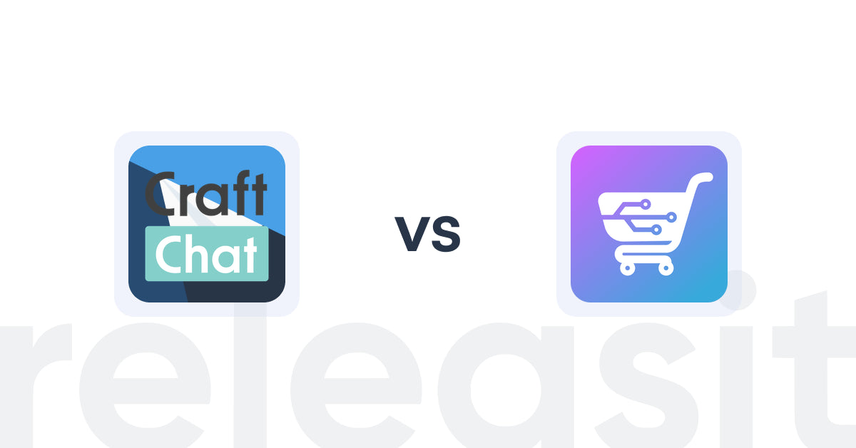 Shopify Upsell and Cross-Sell Apps: CraftChat: Convert Chat to Sale vs AI Cart & Upsell