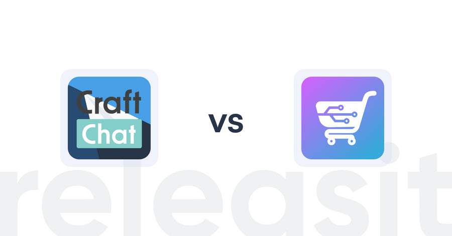 Shopify Upsell and Cross-Sell Apps: CraftChat: Convert Chat to Sale vs AI Cart & Upsell