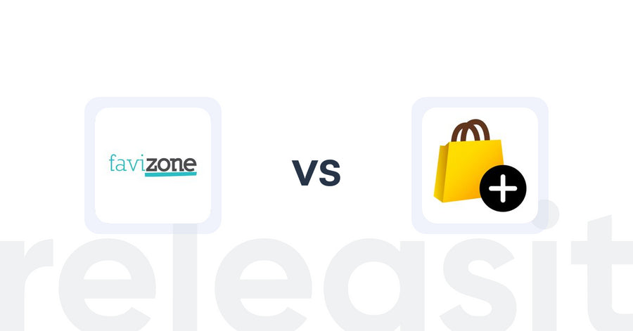 Shopify Upsell and Cross-sell Apps: Favizone: upsell & cross‑sell vs あとプラ：チェックアウト拡張 & サンクスページ最適化