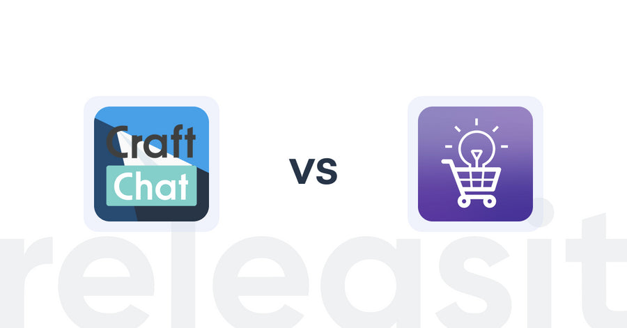 Shopify Upsell and Cross-sell Apps: CraftChat: Convert Chat to Sale vs. Product Recommendations Magic