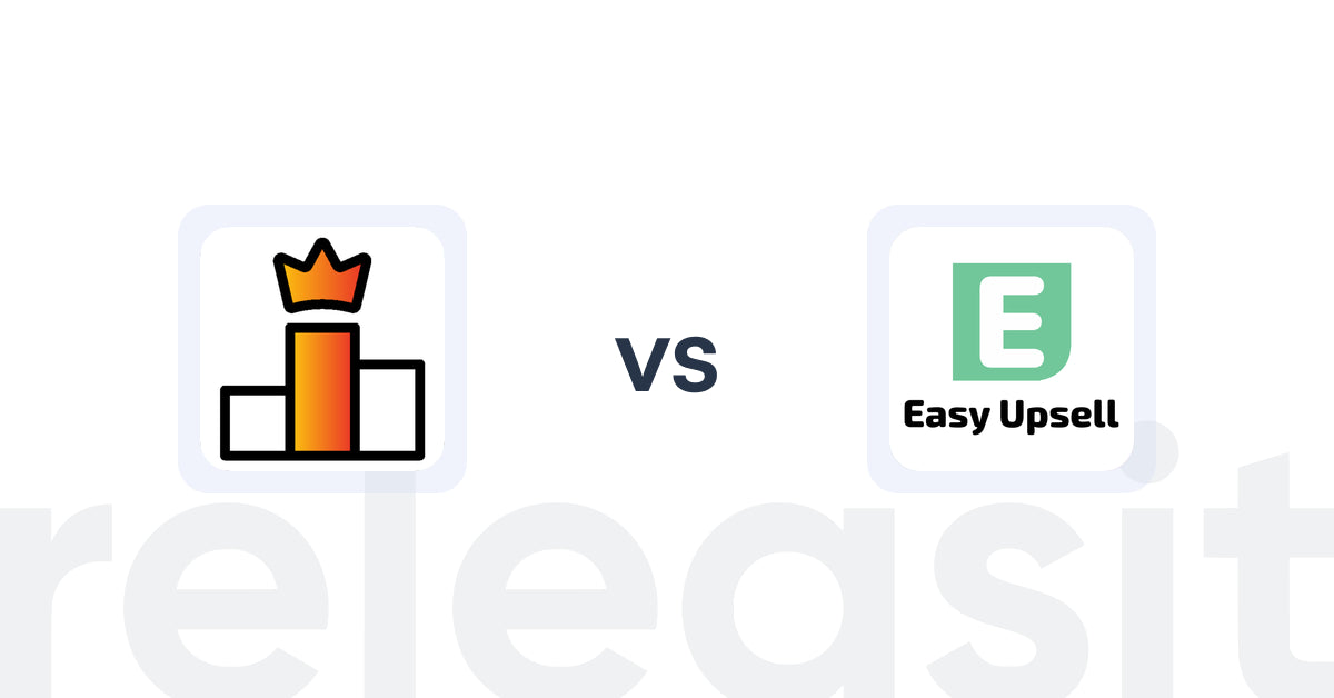 Shopify Upsell and Cross-sell Apps: Rank King: Best Seller Ranking vs Easy Upsell
