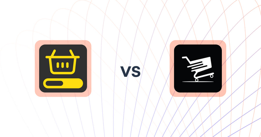 Shopify Upsell and Cross-Sell Apps: MVR Free Shipping Bar & Upsell vs CartFly – Quick Upsell Drawer