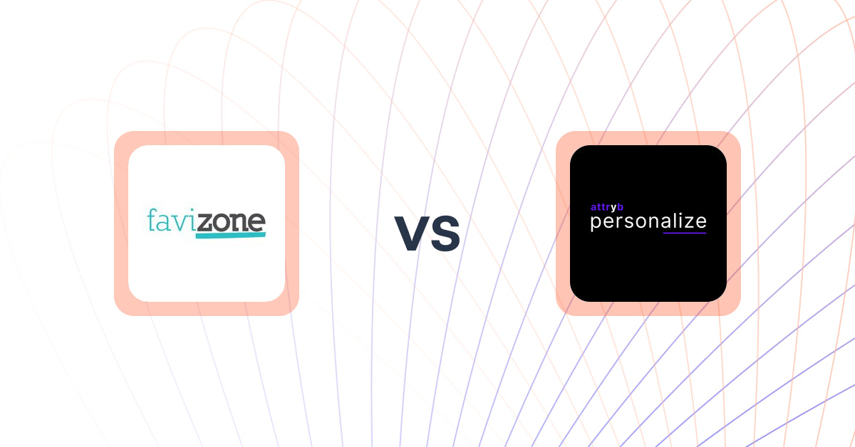 Shopify Upsell and Cross-Sell Apps: Favizone: Upsell & Cross-Sell vs. Attryb Personalize