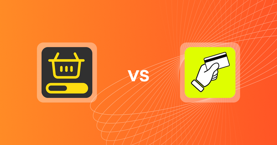 Shopify Upsell and Cross-Sell Apps: MVR Free Shipping Bar & Upsell vs CartFee: Add Credit Card Fees