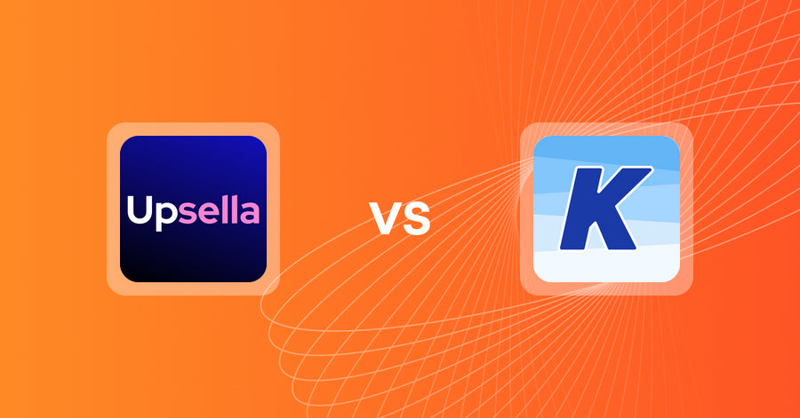Shopify Upsell and Cross-sell Apps: Upsella vs. K: Cross Sell Related Products