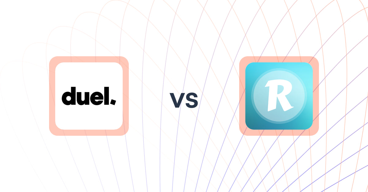 Shopify Upsell and Cross-sell Apps: Duel | Referrals & Affiliates vs Recomify ‑ Upsell & Cross Sell