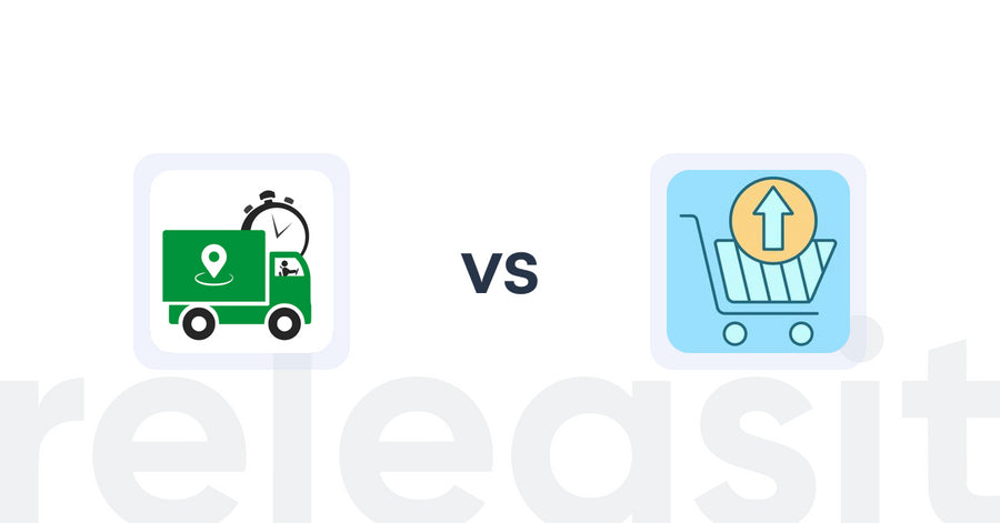 Shopify Upsell and Cross-sell Apps: Elightwalk Shipping Bar Upsell vs Upsell Maxx