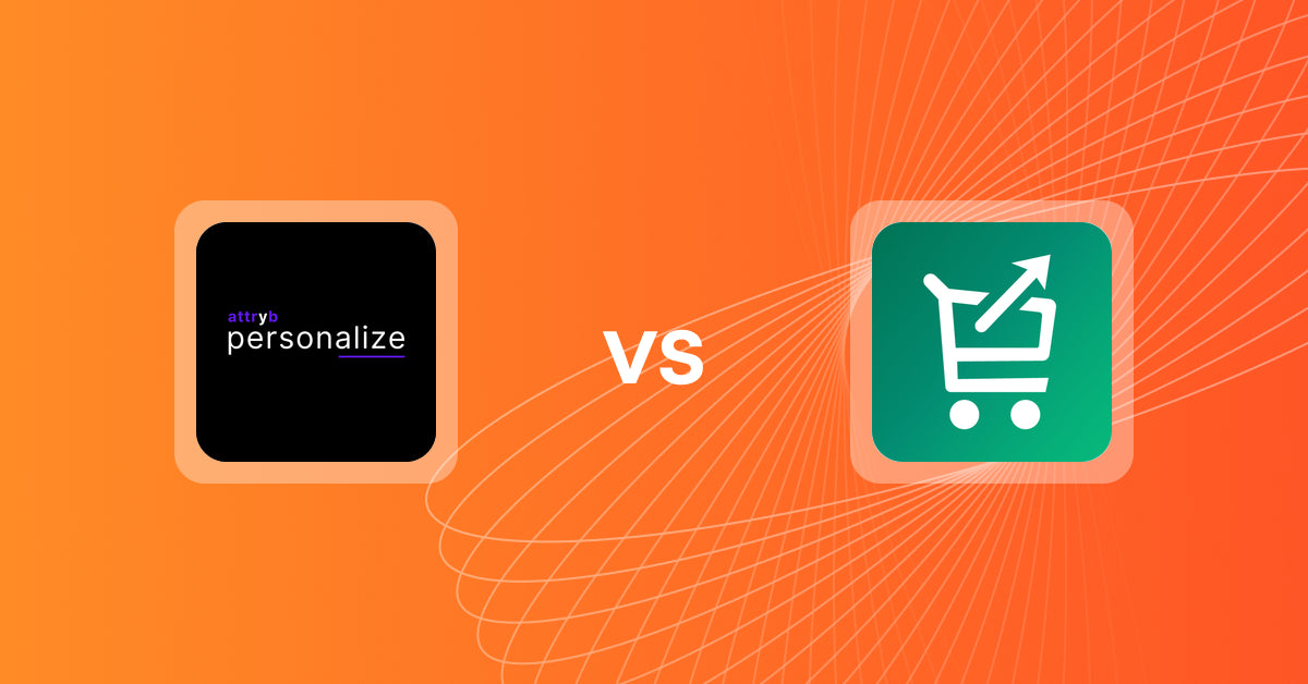 Shopify Upsell and Cross-sell Apps: Attryb Personalize vs Simply Cartbooster