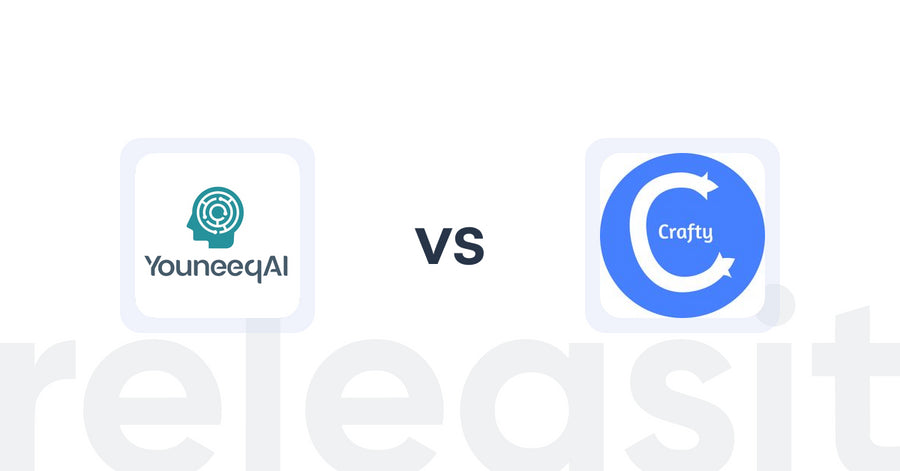 Shopify Upsell and Cross-sell Apps: Youneeq AI Personalization vs Product Recommendations‑Crafty