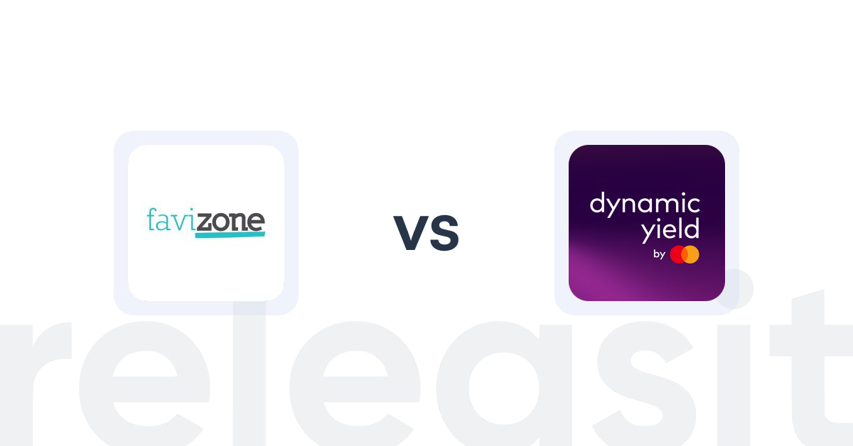 Shopify Upsell and Cross-Sell Apps: Favizone: upsell & cross‑sell vs Dynamic Yield by Mastercard