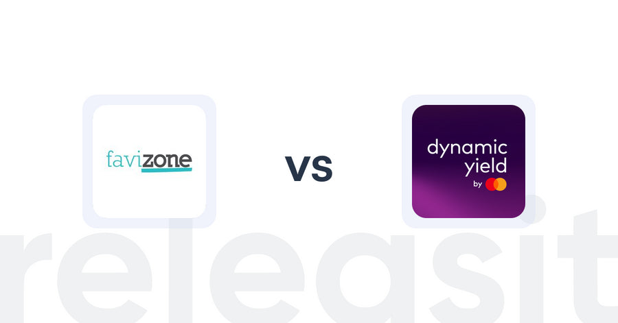 Shopify Upsell and Cross-Sell Apps: Favizone: upsell & cross‑sell vs Dynamic Yield by Mastercard