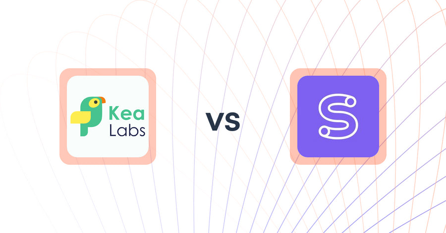 Shopify Upsell and Cross-sell Apps: Kea Labs: Smart Search vs Shopcast: Product Recommender