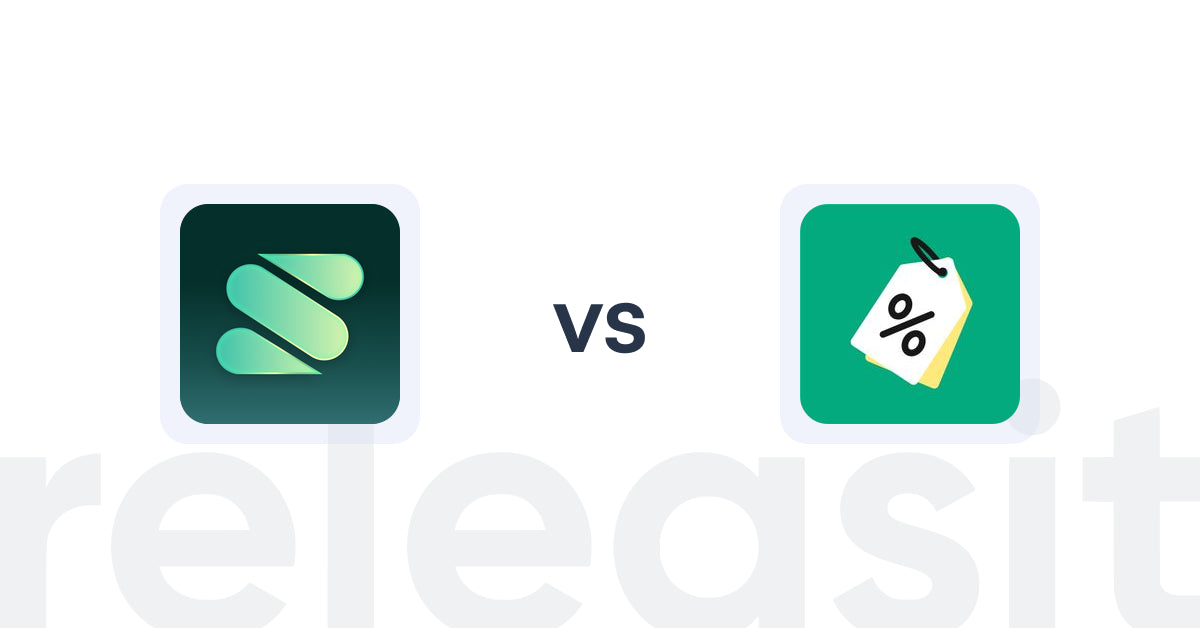 Shopify Upsell and Cross-sell Apps: Sledge: Product Filter, Review vs Discounty: Bulk Discount Sales