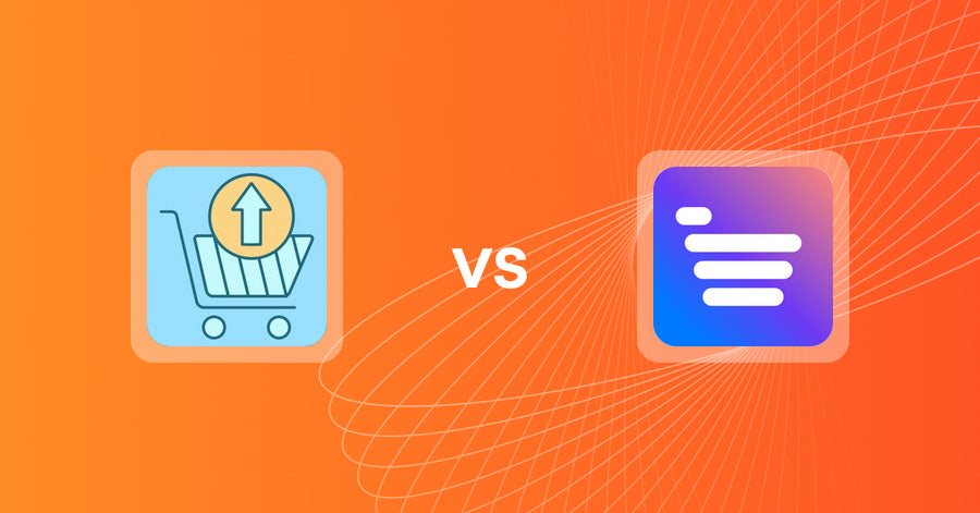 Shopify Upsell and Cross-sell Apps: Upsell Maxx vs Uprate.AI: Sales Chatbot