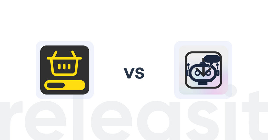 Shopify Upsell and Cross-Sell Apps: MVR Free Shipping Bar & Upsell vs RevoChat: AI Sales Chatbot