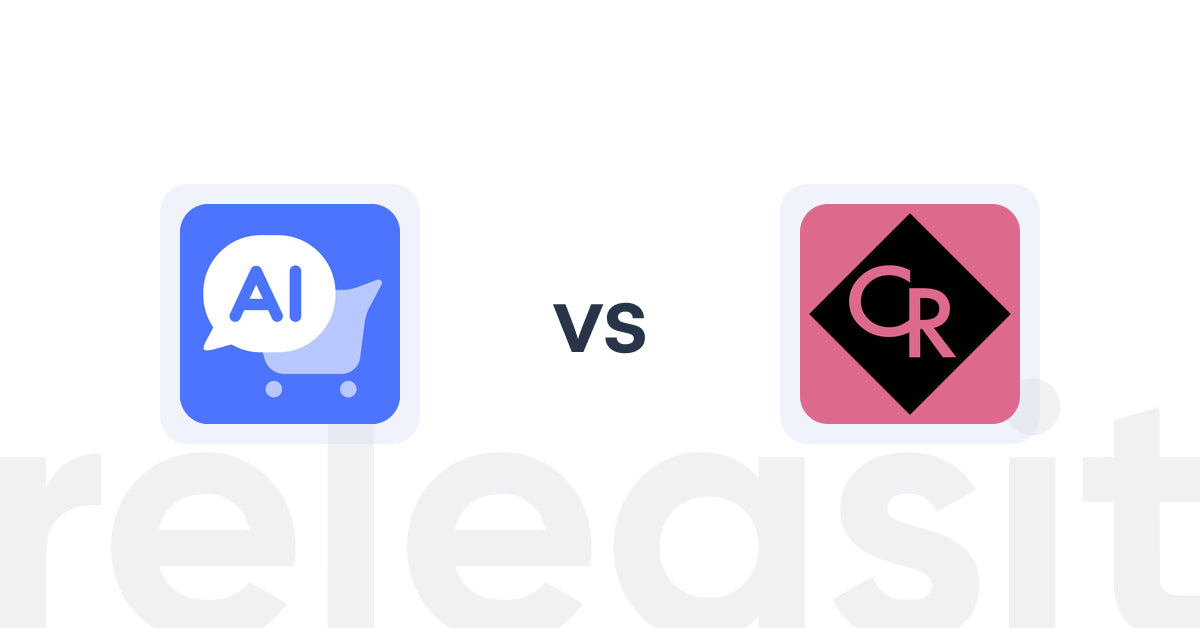 Shopify Upsell and Cross-sell Apps: AI Chatbot +GPT4 ‑ Wiseshoppal vs CV Recommend