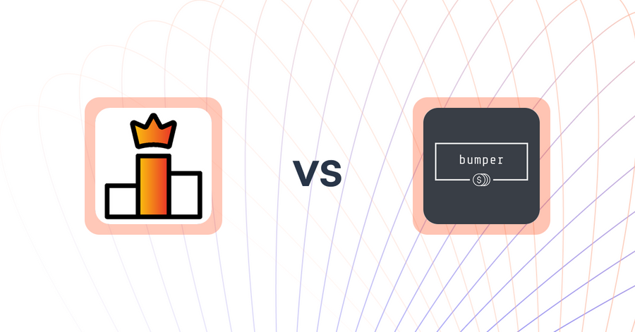 Shopify Upsell and Cross-sell Apps: Rank King: Best Seller Ranking vs. bumper