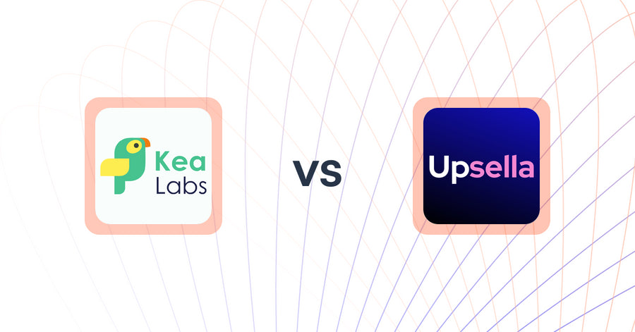 Shopify Upsell and Cross-Sell Apps: Kea Labs: Recommendations vs Upsella
